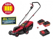 Газонокосилка аккумуляторная WORTEX CLM 3336 с акб и зу  ALL1