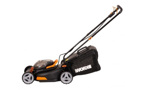 Газонокосилка аккумуляторная WORX WG743E (4Ач х 2, двойное ЗУ)
