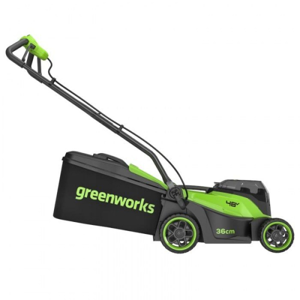 Газонокосилка аккумуляторная Greenworks GD24X2LM361 (2АКБ 4,0Ач +ЗУ) 2520707UD