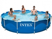 Каркасный бассейн Metal Frame, круглый, 366х76 см, INTEX