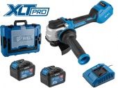 Аккумуляторная углошлифмашина BULL CSG 1812-1 SR Xcase XLTpro (2акб x 6 Ач)