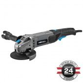 Угловая шлифовальная машина RÖGEL, 1200 Вт, 3000-12000 об/мин, быстрорегулируемый кожух, диск 125 мм