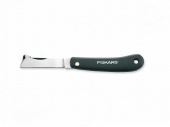 Нож садовый FISKARS плоский для прививок (125900)