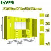 Модульная система сверхпрочных инструментальных шкафов DYLLU DTCS3A08