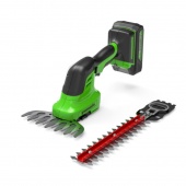 Ножницы-кусторез садовые аккумуляторные GreenWorks G24SHT 24В(без АКБ и ЗУ)