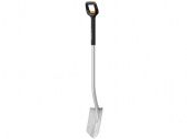 Лопата штыковая телескопическая закругленная Xact FISKARS