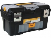Ящик для инструмента пластмассовый ГЕФЕСТ 18" мет.замки ( с консолью и коробками) IDEA