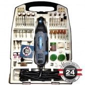 Гравировальная шлифмашина RÖGEL, 150 Вт, 10000-30000 об/мин, гибкий вал, 234 предмета