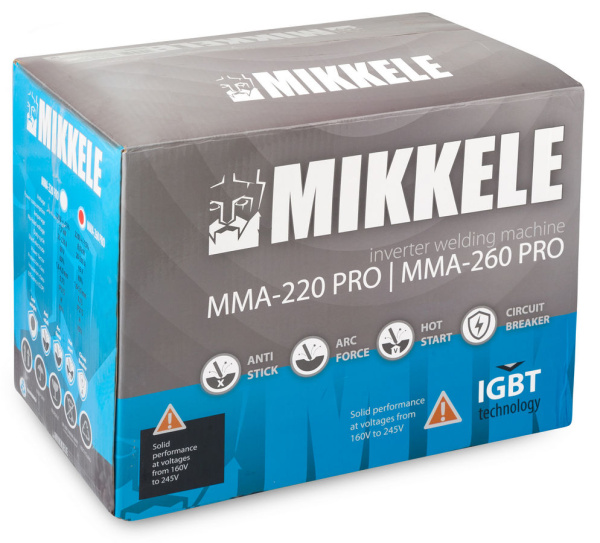 Инвертор сварочный MIKKELI MMA-220 PRO