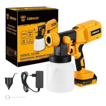 Краскопульт аккумуляторный DEKO SGDK20 086-1019