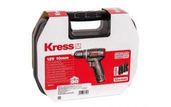 Аккумуляторный шуруповерт бесщеточный ударный  Kress KUC12