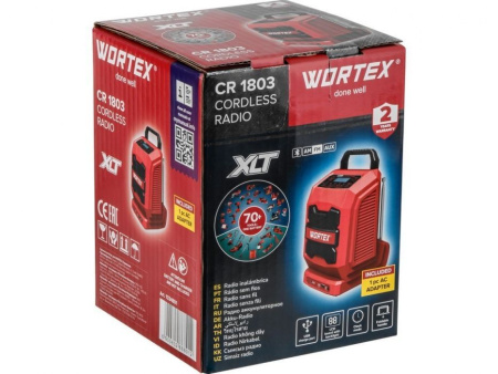 Аккумуляторное радио WORTEX CR 1803 ALL1 XLT SOLO (без АКБ)