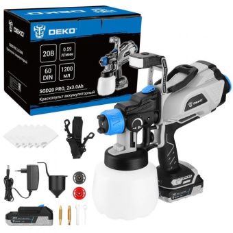 Краскопульт аккумуляторный DEKO SGD20 PRO 085-1337