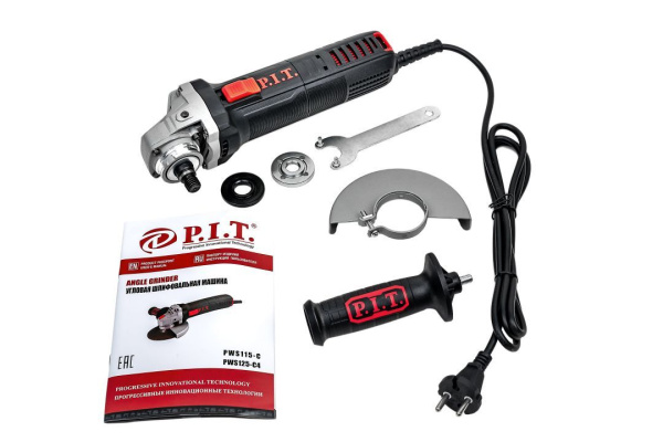 Шлифмашина угловая P.I.T. PWS115-C