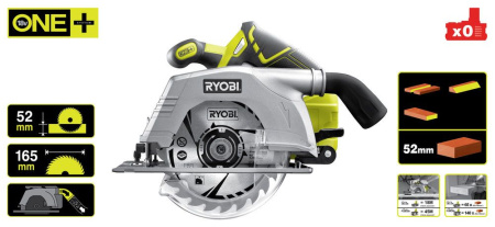 ONE + / Пила циркулярная RYOBI R18CS-0 (без батареи)