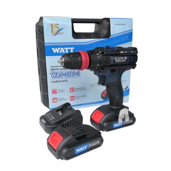 Шуруповерт WATT WAS-21Li-3
