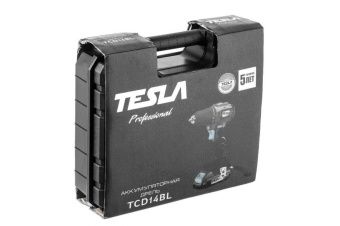 Дрель-шуруповерт аккумуляторная TESLA TCD14BL