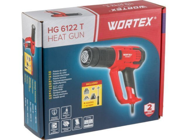 Термовоздуходувка WORTEX HG 6122 T