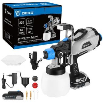 Краскопульт аккумуляторный DEKO SG20DK PRO
