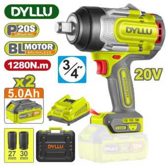 Гайковерт аккумуляторный DYLLU DTCD1B128 (комплект)