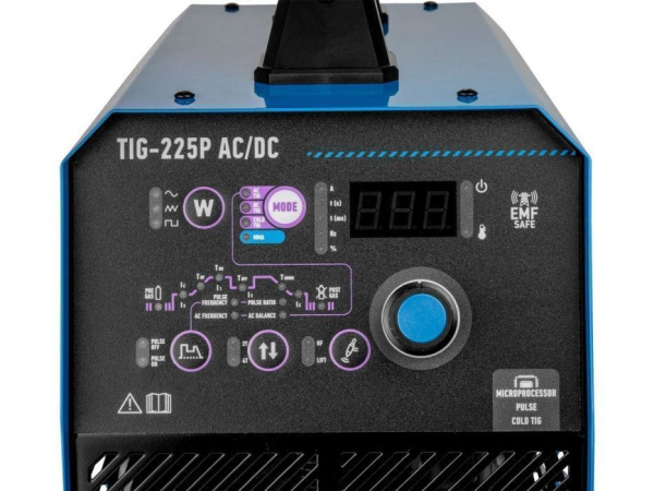 Инверторный аппарат аргонодуговой сварки SOLARIS TIG-225P AC/DC