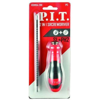 Комбинированная отвертка P.I.T. HSDR04-2IN1, 207 мм
