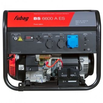 Генератор бензиновый FUBAG BS 6600 A ES с электростартером и коннектором автоматики