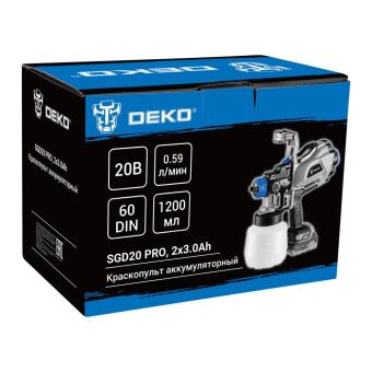 Краскопульт аккумуляторный DEKO SGD20 PRO 085-1337